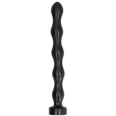 Buttplug All Black Variabile in PVC da 42 cm - Sensazioni Intense